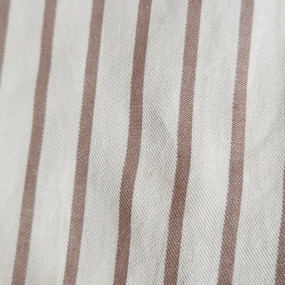 Striped Yellow Button-Down Women's Shirt - Picture 5 of 8